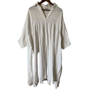 RHODE gauze beach swim cover up coverup OS